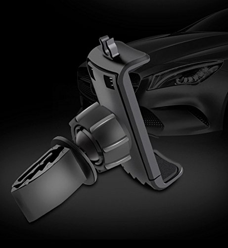 Supporto da auto per smartphone Alta qualitÃ  a 360 gradi â€¢ Garanzia a vita â€¢ Rotazione regolabile a 360 Â° per iPhone X / 8 Plus / 8/7 Plus, Samsung Galaxy S9 / S9 PLUS / S8 / S8 Plus / Nota 8 / Bordo S7 / Huawei Mate 10 e 10 Pro / A7 / A5 / A3, GPS, ecc., Smartphone e dispositivi GPS