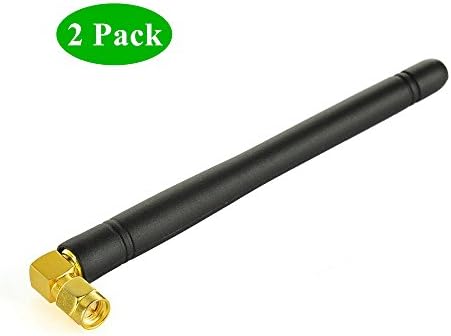 Mini SMA Antenna,7dbi Adapter Generic Connector Converter Plug for 3G 4G WiFi Router USB Modem(2 Pack)