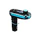 Produktbild Vosarea BT66 FM-Transmitter mit Bluetooth, Freisprecheinrichtung, MP3-Player, mit Daul USB, Aux-Speicherkarte, Blau