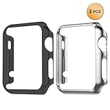 BONSTRAP Unisex Plastik Fall Betrachten Splitter 38mm Schwarz für Apple Watch Serie 3