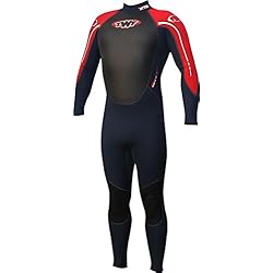 TWF Xt3 Traje de neopreno completo para hombre, hombre, XT3 Full, Charcoal/Red