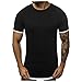 Produktbild Longra Herren 2-in-1 Shirt Gradient Pattern Casual Revers Kurzarm Shirt Coole Shirts Herren t Shirt männer schöne Sport Tops