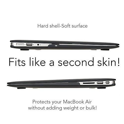 MacBook Air 13 Zoll H  lle Hardcase von NALIA  Ultra-Slim Case Cover Schutzh  lle Matt  Transparent Protector Sleeve Hartschale  Front  Backcover Lapt