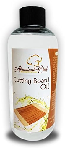 Abundant ChefÂ® Premium 12 oz Cutting Board and Butcher Block Oil for Wood and Bamboo Protection. Non-toxic Food-safe Food Grade Mineral Oil. Made and Bottled in the U.S.A. by Abundant Chef