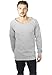 Produktbild URBAN CLASSICS - Long Open Edge Terry Crewneck (grey), Gr. M