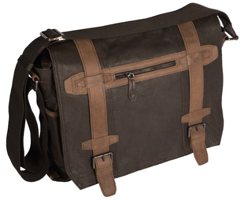 Preisvergleich Produktbild camel active Samara Messenger Leder 45 cm Laptopfach braun-natur