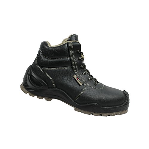 Aimont Fortis S3 SRC Sicherheitsschuhe Arbeitsschuhe Berufsschuhe Businessschuhe Trekkingschuhe Schwarz