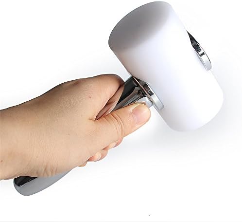 AoDao Leathercraft Nylon Hammer T Head Shape Aluminium Handle Carving Hammer DIY Stamping Sew Leather Cowhide Tool Kit