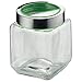 Produktbild kela Set Vorratsdosen Siro 1,0l aus Glas/Edelstahl in grün