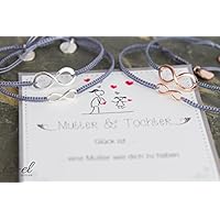 Muttertag zwei Infinity Armbänder 925 Silber und Roségold Mutter Tochter Muttertag Muttertagsgeschenk Geschenknachricht Geschenkverpackung Schmuckbox 925
