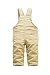 Boys Bib overalls Girls overalls Toddler dungarees Kids dungarees Fleece Line Coffee 1280 (12-18M)