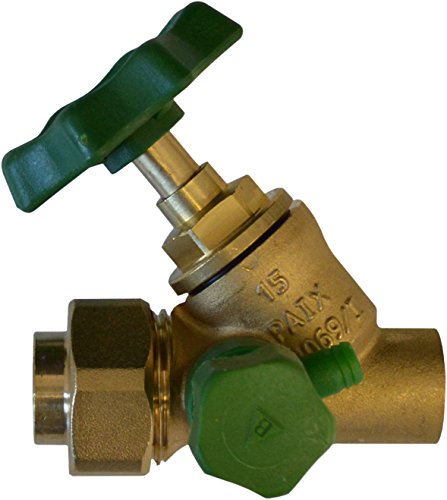 Preisvergleich Produktbild sanicomfort Schrägsitzventil 18 mm mit Entleerung, 1 Stück, 1927760