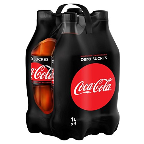 Coca-Cola Zéro Bouteille 4 x 1 L