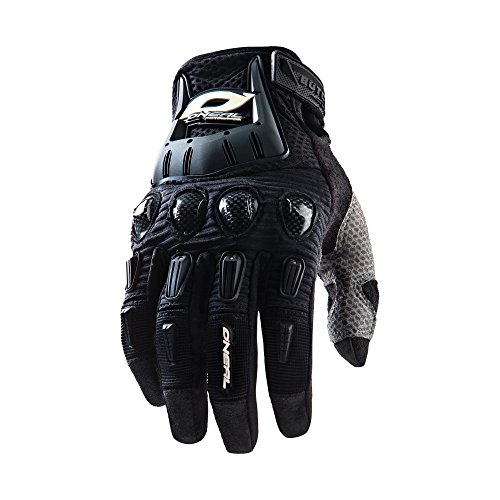 O'Neal Butch Carbon Handschuhe Schwarz Moto Cross Mountain Bike MX MTB, 0478-0, Größe Large