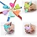 Produktbild Schreibhilfe Bleistift Griffe Rosennie 3/6 PCS/Set Kinder Stifthalter Stift Schreibhilfe Grip Haltung Korrektur Werkzeug Ergonomische Korrektur Werkzeug zufällige Farben (Bunte  A)