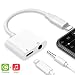 Produktbild Kopfhörer für iPhone 8-Adapter-Anschluss an 3,5-mm-Kopfhörer-Klinkenadapter Kopfhörer-Konverter für iPhone-Adapter kompatibel mit iPhone 7/7 Plus / 8 / 8Plus / X/XS/XR-kompatiblem iOS12 (weiß)