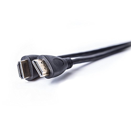 Movoja® [ Hochgeschwindigkeits-HDMI-KABEL 2-Meter ] HDMI-Standard 1.4 Ethernet LAN | A-Stecker auf A-Stecker, 3D, FULL-HD-Videowiedergabe und Audiorückkanal (ARC), 2m - 3