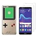 Produktbild Hülle Huawei Y9 2018, Schutzhülle Silikon Transparent mit Muster Motiv Handyhülle [Ultra Dünn] Slim Stoßfest Weich TPU Bumper Case Backcover für Huawei Y9 2018 / Enjoy 8 Plus Zoll Smartphone (Spielmaschine) mit (2 Pack) Hartglas Displayschutzfolie