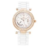 Stella Maris Damen-Armbanduhr Analog Quarz Premium Keramik Diamanten - STM15R10