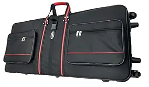 Malav YAMAHA PSR-S975, PSR-S970, PSR-S950 Synthesizer Case Bag of Hard Fiber Frame with Wheels (Flight Case)