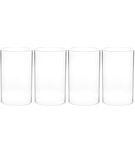 Cilindro In Vetro Soffiato Oberstdorfer - 9cm Apertura, 10cm Altezza, Portacandela Antivento - Foto 10