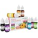Produktbild Lebensmittel Farben Flüssig Set Food Colouring Koch Backzutaten Lebensmittelfarbe Hochkonzentriert Zuckerfrei für Kuchen Backen Fondant Dessert Kekse Macaron Getränken 8x11ml