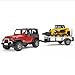 Produktbild Bruder 02923 - Jeep Wrangler mit Fahrzeugtransportanhänger