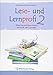 Lese- und Lernprofi 2 - Schülerarbeitsheft - silbierte Ausgabe: Sinnerfassend lesen lernen mit Fredi, der Leseratte, Klasse 2 (Lese- und Lernprofi / blau/rot silbiert) by 