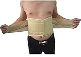 XYLUCKY Estabilizador Médico de Nivel Lumbar Brazo Trasero y Cinturón de Apoyo con Doble Correa Ajustable y Paneles de Malla Respirables , xxxl