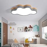 Schön Kreative Wolke LED Deckenleuchte Ultradünne Kinder Schlafzimmer Prinzessin Raumdekoration Schlafzimmer Studie Kronleuchter Für 10-15 Quadratmeter Schön leben (Color : Gray)