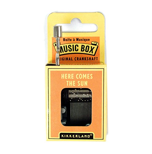 Mini Drehorgel, Spieluhr, Musik Box, here comes the sun, Beatles, George Harrison