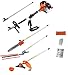 Produktbild 52CC Multi Function 5 in 1 Garden Tool - Strimmer, Brush Cutter, Chainsaw, Hedge Trimmer + More