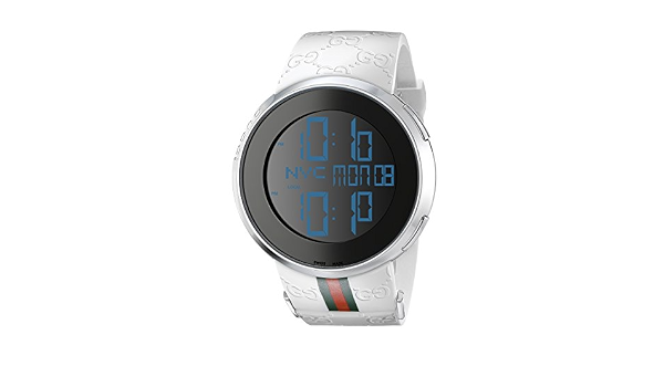 Gucci uomo YA114214 i-gucci digitale orologio verde rosso bianco :  Amazon.it: Orologi