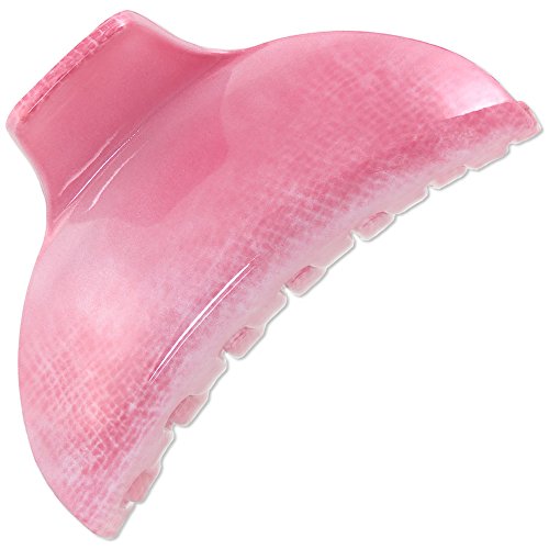 Ebuni | 7cm Agami Hair Claw Clip - Pink | Made in France