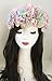 Produktbild Large Pastel Rose Flower Headband Festival Oversized Hair Crown Elasticated X-46 *EXCLUSIVELY SOLD BY STARCROSSED BEAUTY* by Starcrossed Beauty