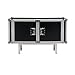 Produktbild Diesel Total Flightcase Sideboard, schwarz matt 2 Türen inkl. 2 Einlegeböden 120x72x45cm Aluminium Mehrschicht-Laminat