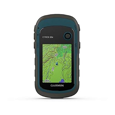 Garmin - eTrex 22x - GPS de randonnée avec cartographie TopoActive Europe préchargée avec routes et sentiers routables - Compas électronique - Bleu