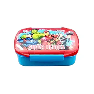 Best Super Hero Printed Insulated Lunch Box with Compartment for School Kids