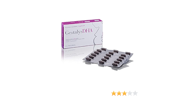 GESTALYS Integratore Completo Con Dha Vegetale Alimentare 30 Capsule  Gravidanza e Allattamento : Amazon.it: Salute e cura della persona