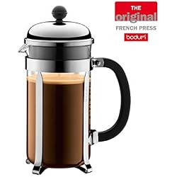 BODUM - 1928-16 - CHAMBORD - Cafetière à piston - 8 Tasses - 1.0 L