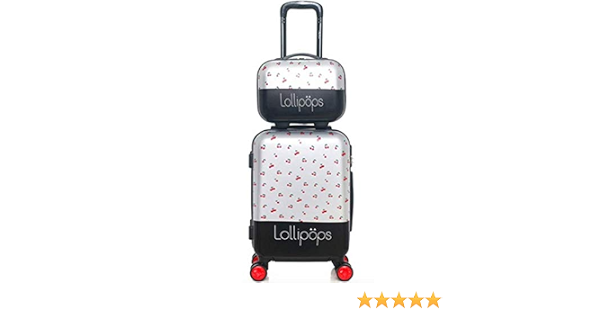 Lollipops - Valigia da cabina in policarbonato, 4 colori, 36 l Grigio  grigio S : Amazon.it: Valigeria
