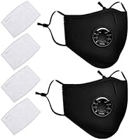 Cavestoff N95 Anti Dust Mask, 2 Pack Reusable PM 2.5 Anti Dust Masks Washable Anti Haze Face Mask Protective Mask...
