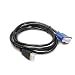 Produktbild ULTNICE VGA Kabel 1.8M HDMI Gold-Stecker auf VGA Monitor Kabel/ HDTV bis zu 1080P(ohne eingebauter Chip)