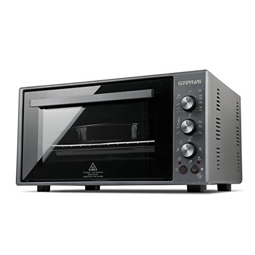 G3Ferrari G10094 Rosto Titanium 55 Forno Elettrico Ventilato con Luce e Girarrosto, Capacità 55 Litri, 1840 W