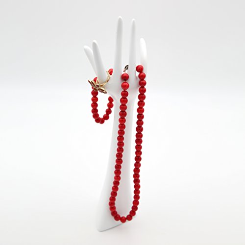 „Hand“ Schmuckhalter Weiss 33 cm - 6