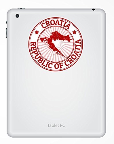 2 x Kroatien Vinyl Aufkleber Aufkleber Laptop Reise Gepäck Auto Ipad Schild Fun # 4499 – 10cm/100mm Wide - 3