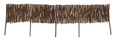 Windhager Rouleau de bordure de saule 100 cm x 20 cm, Marron