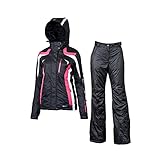 V3TEC Umeko Skianzug Set Women - black/white/pink