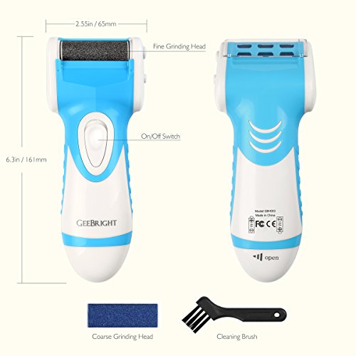 Hornhautentferner Elektrisch Geebright scholl hornhautentferner Velvet Smooth Wet & Dry Elektrischer Hornhautentferner - 2