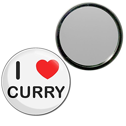 I Love Curry - 55mm Round Compact Mirror